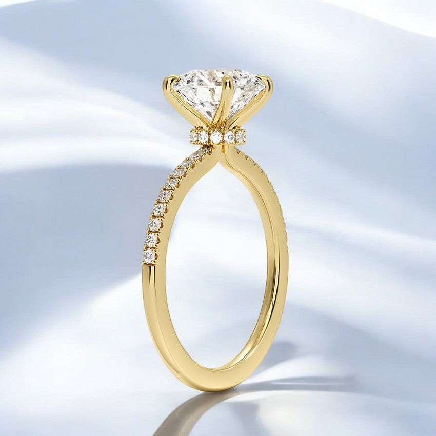 Lab Grown Diamond Ring with Ballad Diamond Ring – Simple Yet Stunning in Every Detail