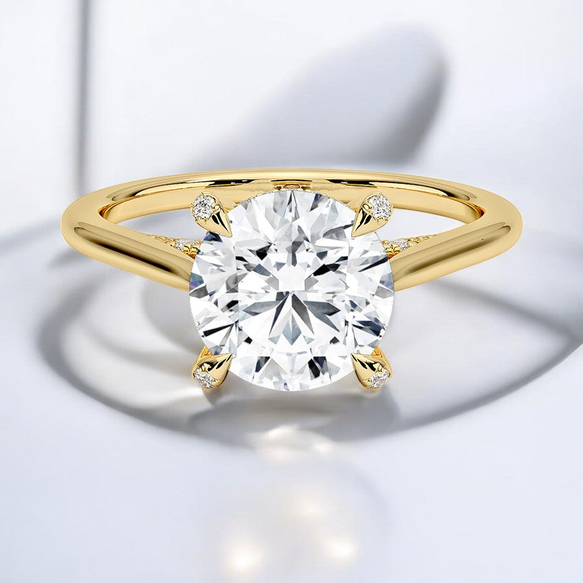 Adorned Lab Grown Diamond Engagement Ring – Refined and Luxurious Statement Piece