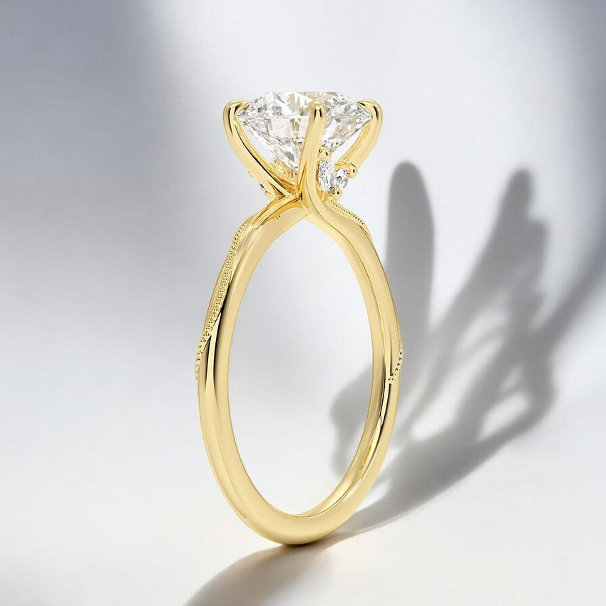 Lab Grown Diamond Engagement Ring – Inspired by Nature's Grace