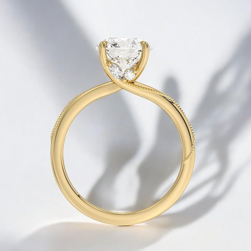 Lab Grown Diamond Engagement Ring – Inspired by Nature's Grace