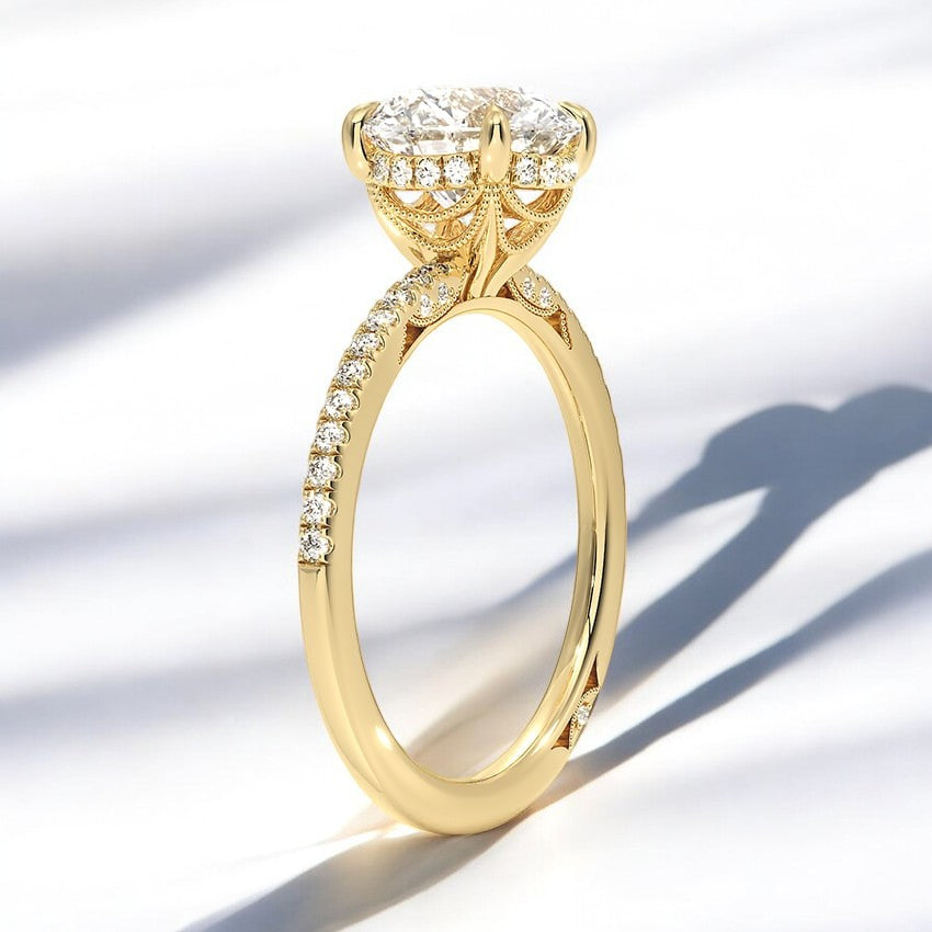 Luxe Lab Grown Diamond Engagement Ring – Refined and Luxurious Statement Piece