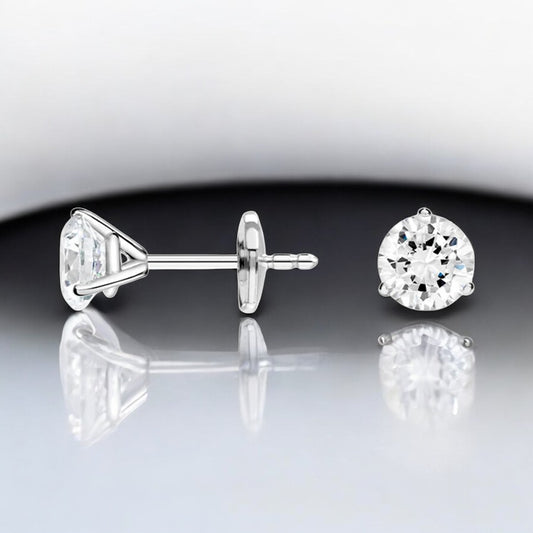 Perfect Martini Lab Diamond Stud Earrings