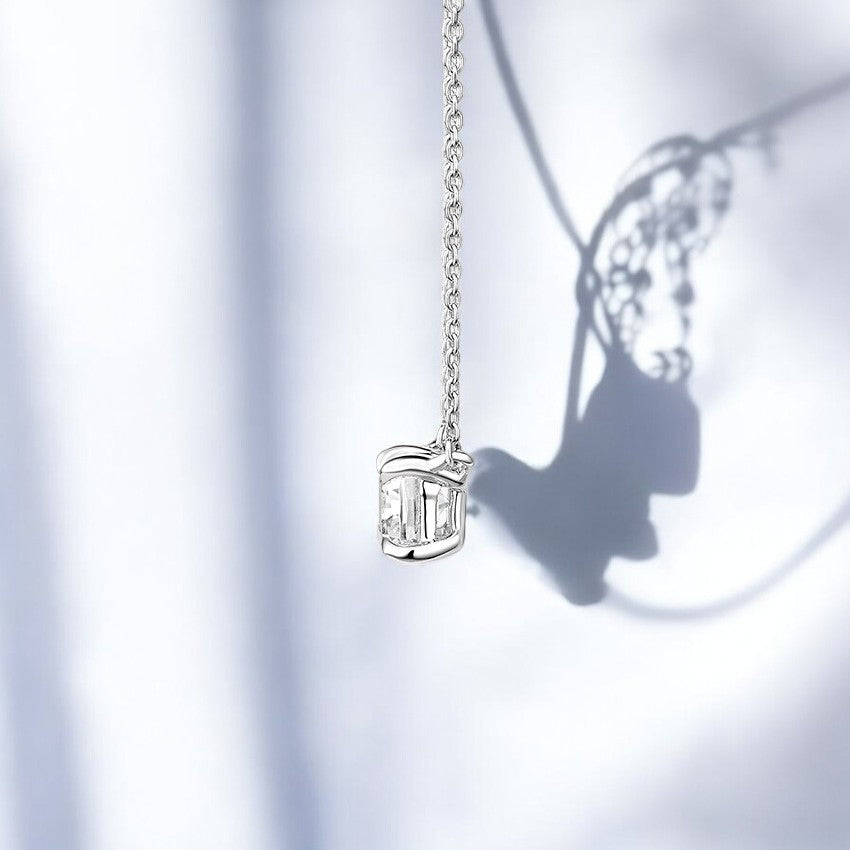 Horizontal Diamond Pendant