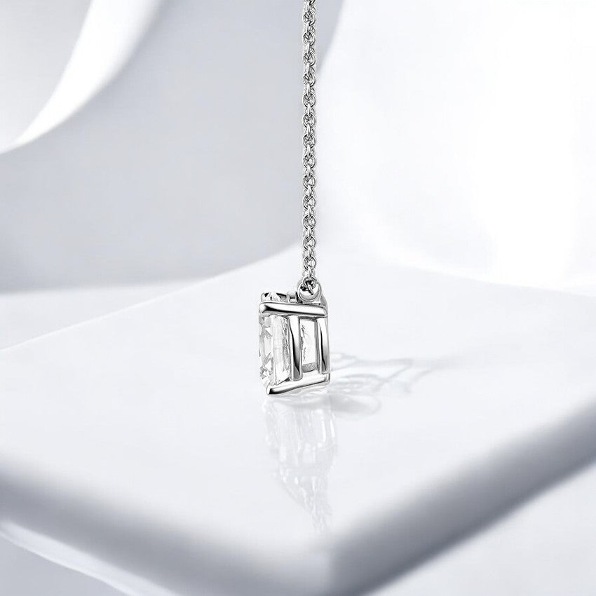 Floating Solitaire Pendant