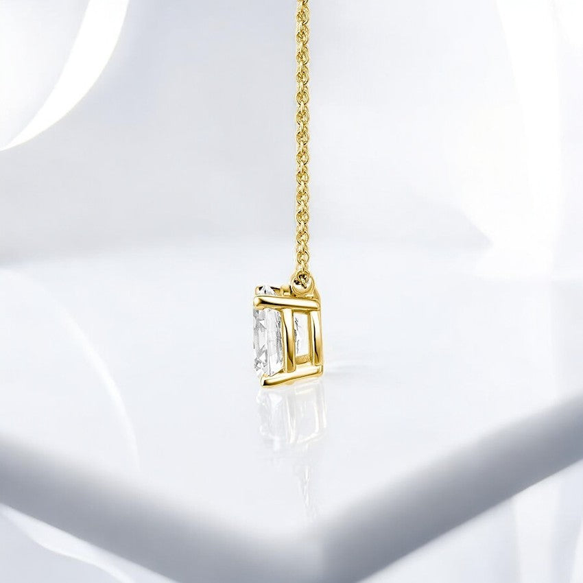 Floating Solitaire Pendant