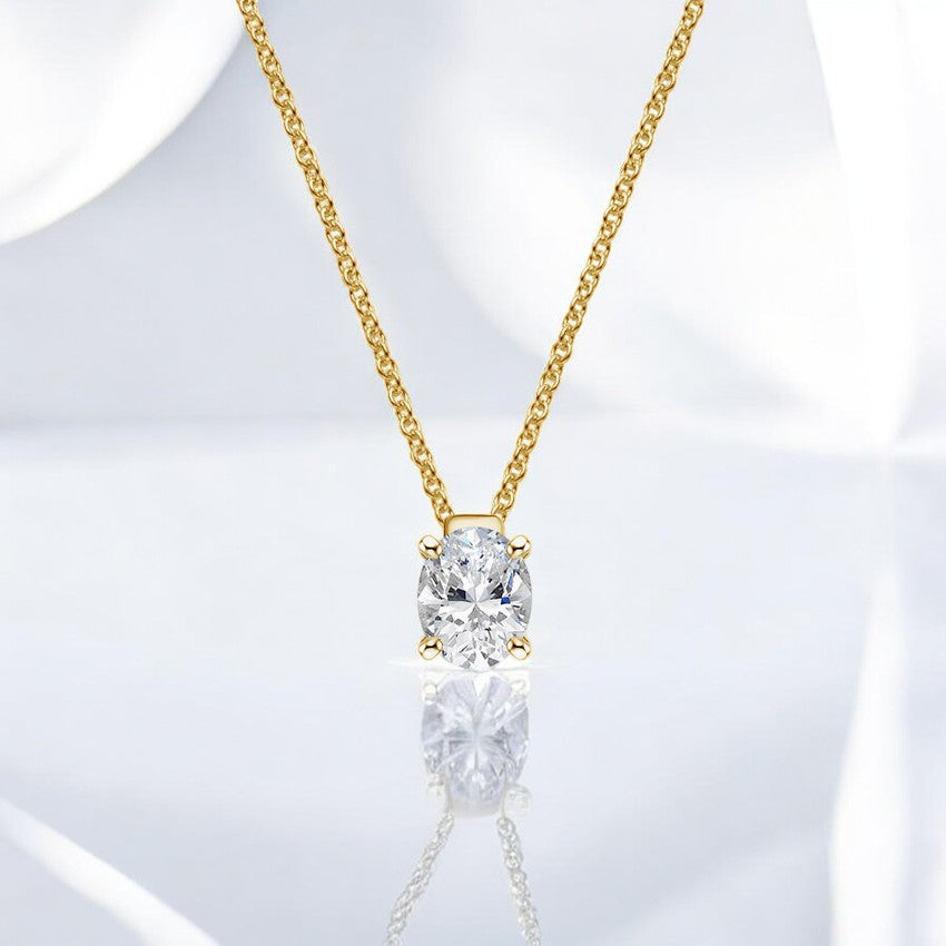 Floating Solitaire Pendant – Britara