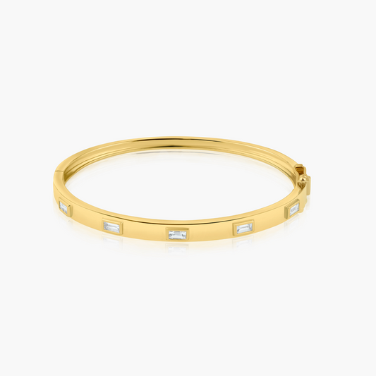 14K Yellow Gold Fashion Bangle-BG60608201