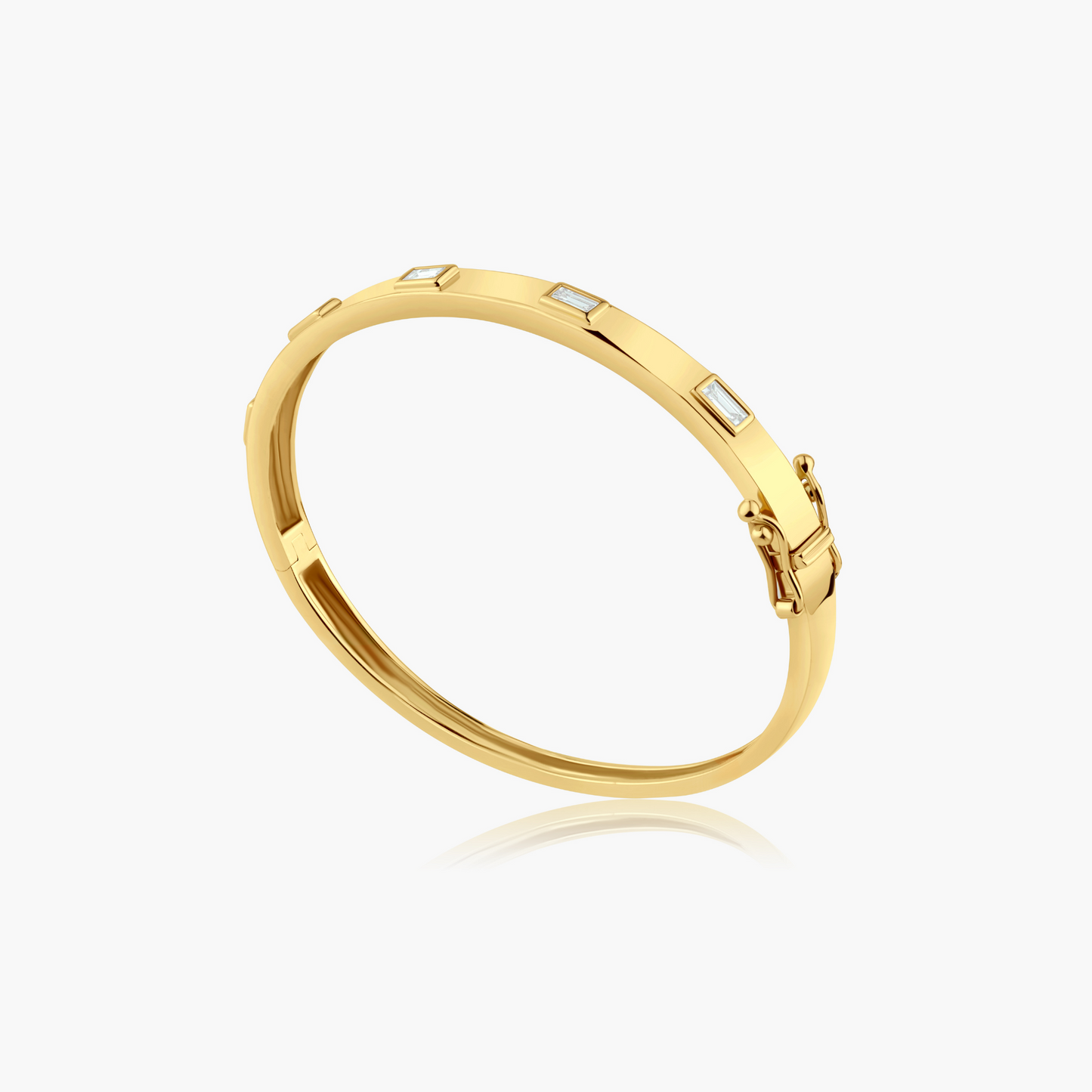 14K Yellow Gold Fashion Bangle-BG60608201