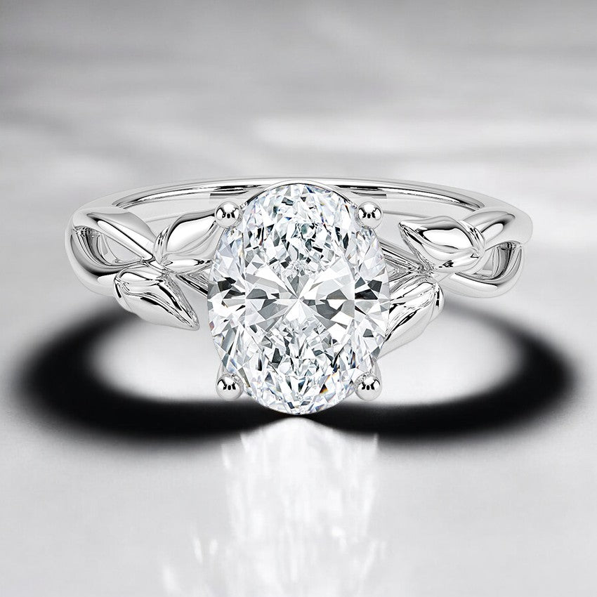 Solitaire Lab Grown Diamond Engagement Ring - A Timeless Masterpiece for Your Love Story