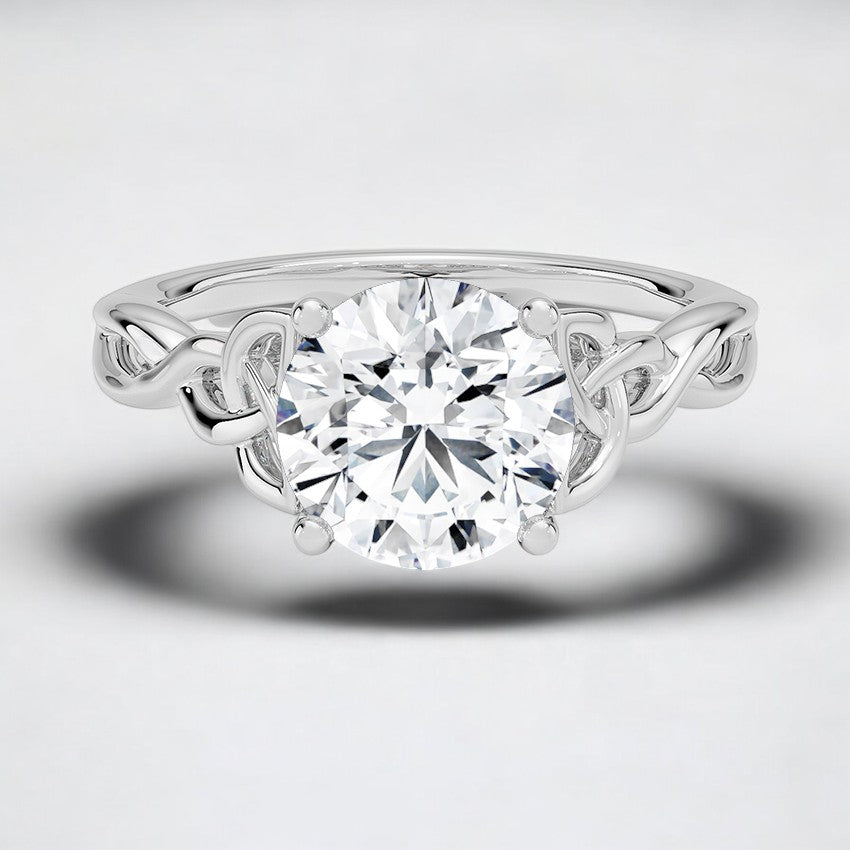 Lab Grown Diamond Engagement Ring - For the Modern Bride with a Classic Heart