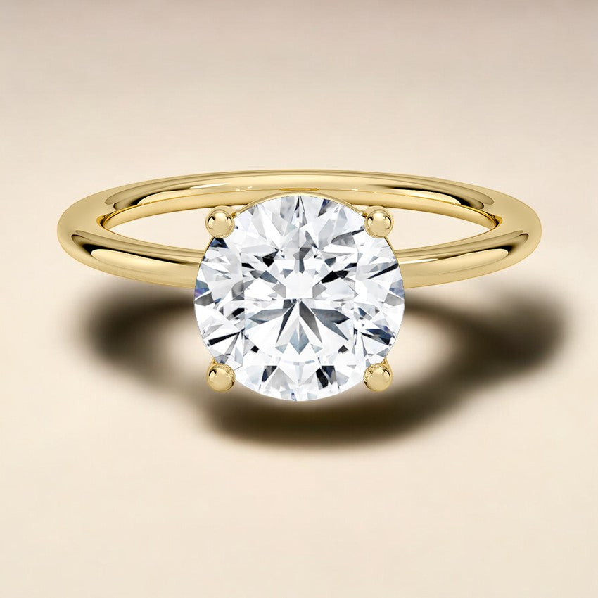 Perfect Fit Solitaire Lab Grown Diamond Engagement Ring - Elegant Simplicity with Unmatched Brilliance