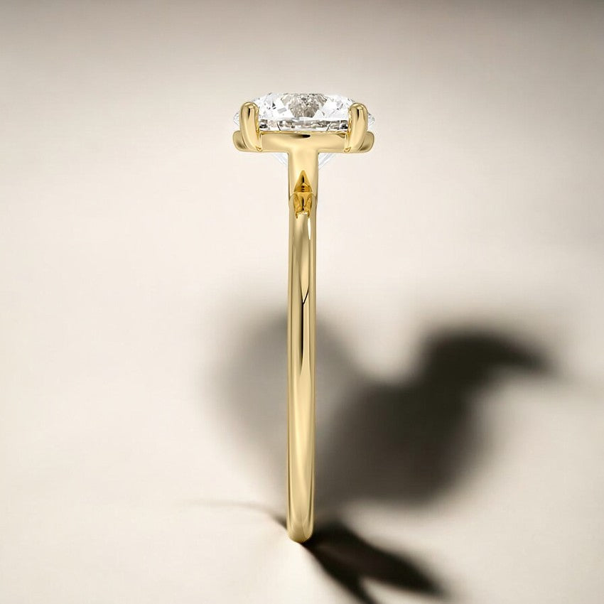 Perfect Fit Solitaire Lab Grown Diamond Engagement Ring - Elegant Simplicity with Unmatched Brilliance