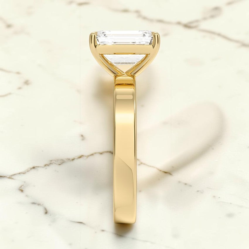 Paige 3mm Solitaire Ring in 14K Yellow Gold