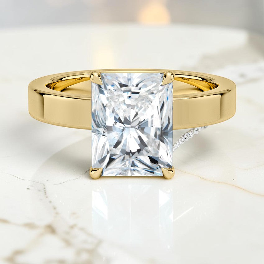Paige 3mm Solitaire Ring in 14K Yellow Gold