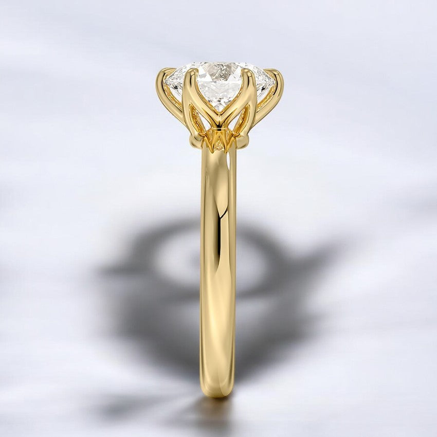 2.5mm Solitaire Lab Grown Diamond Engagement Ring - Elegant Simplicity with Unmatched Brilliance