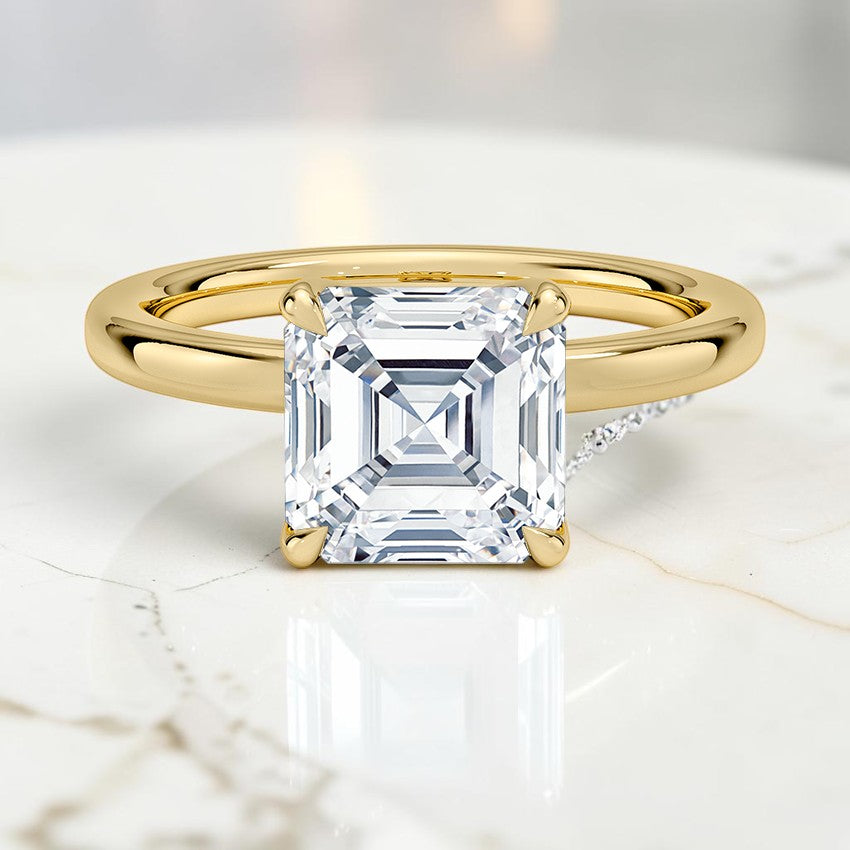 2mm Petite Elowen Perfect Fit Solitaire Ring in 14K Yellow Gold