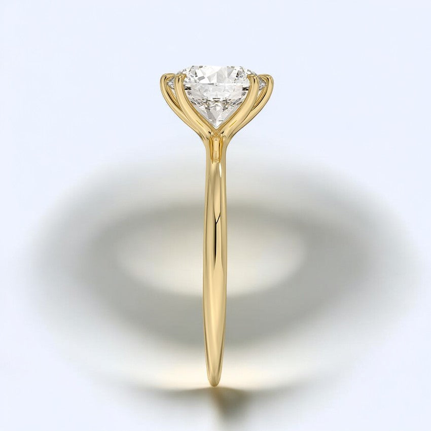 Six-Prong Solitaire Engagement Ring - Inspired by Timeless Romance