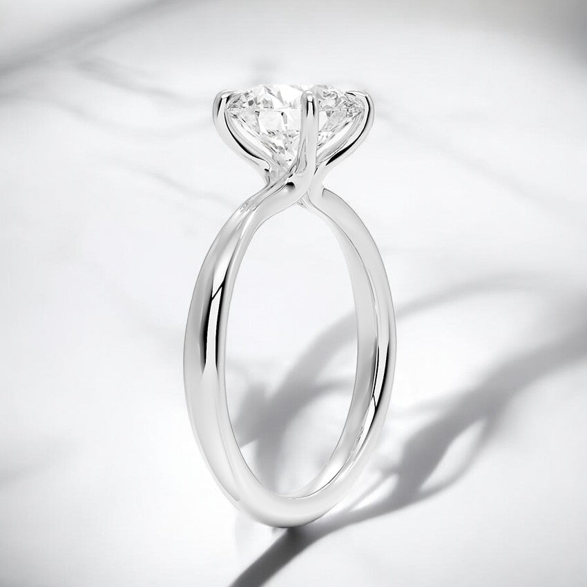 2.7mm Solitaire Lab Grown Diamond Engagement Ring - A Statement of Style and Grace