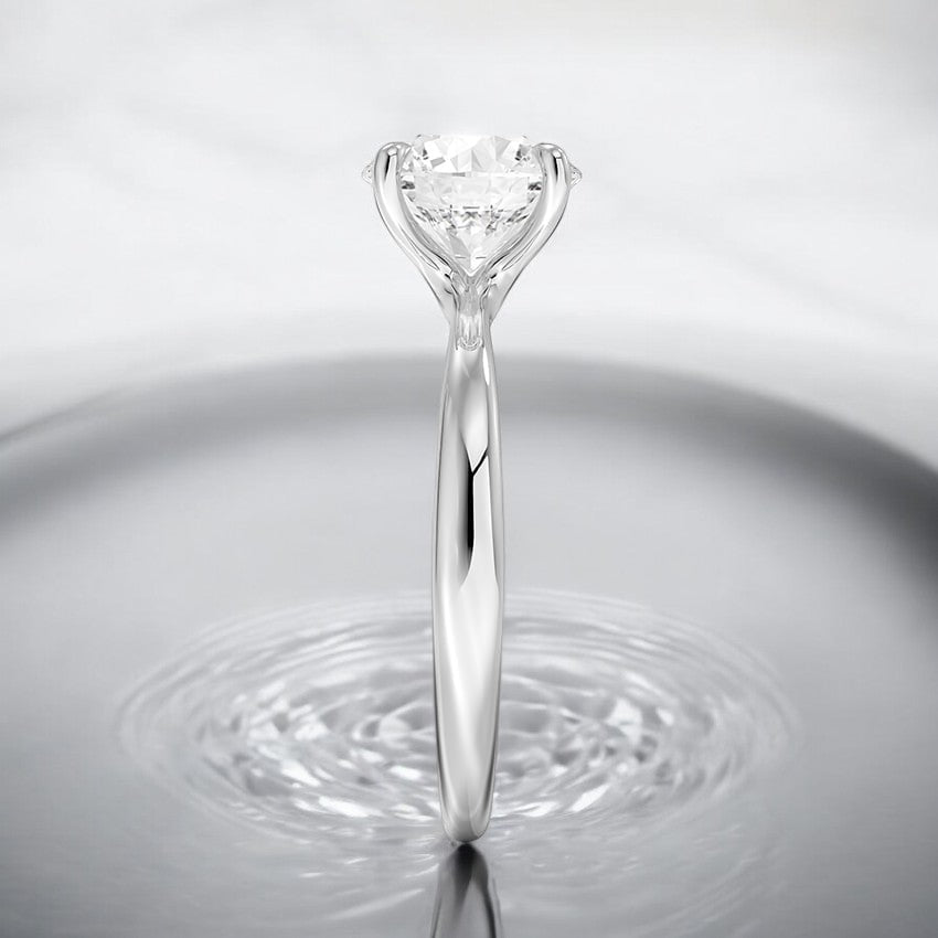 2.7mm Solitaire Lab Grown Diamond Engagement Ring - A Statement of Style and Grace