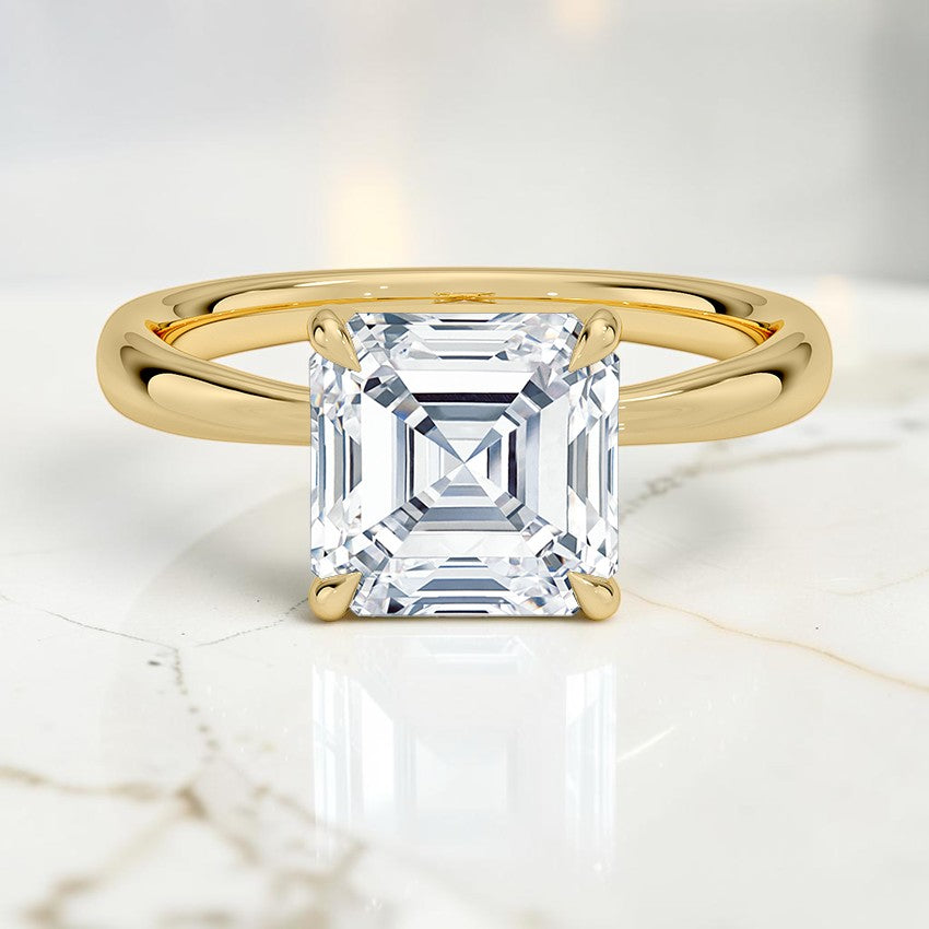 Calypso 2.7mm Solitaire Ring in 14K Yellow Gold