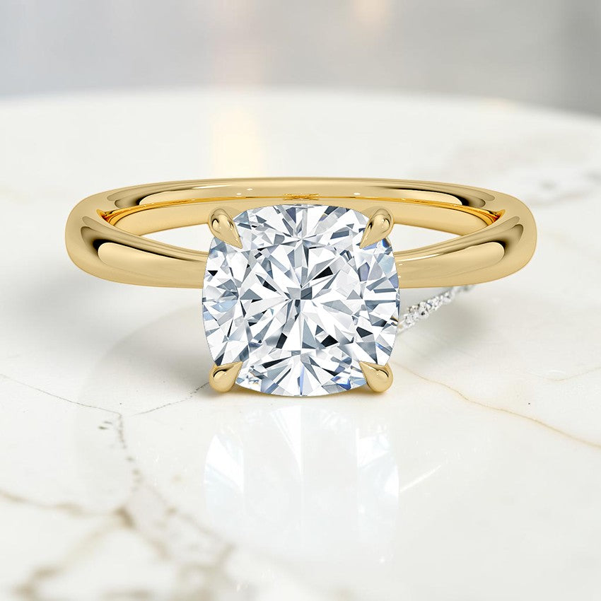 Calypso 2.7mm Solitaire Ring in 14K Yellow Gold