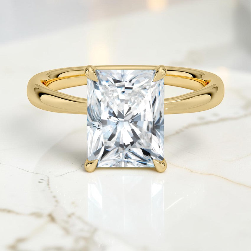 Calypso 2.7mm Solitaire Ring in 14K Yellow Gold