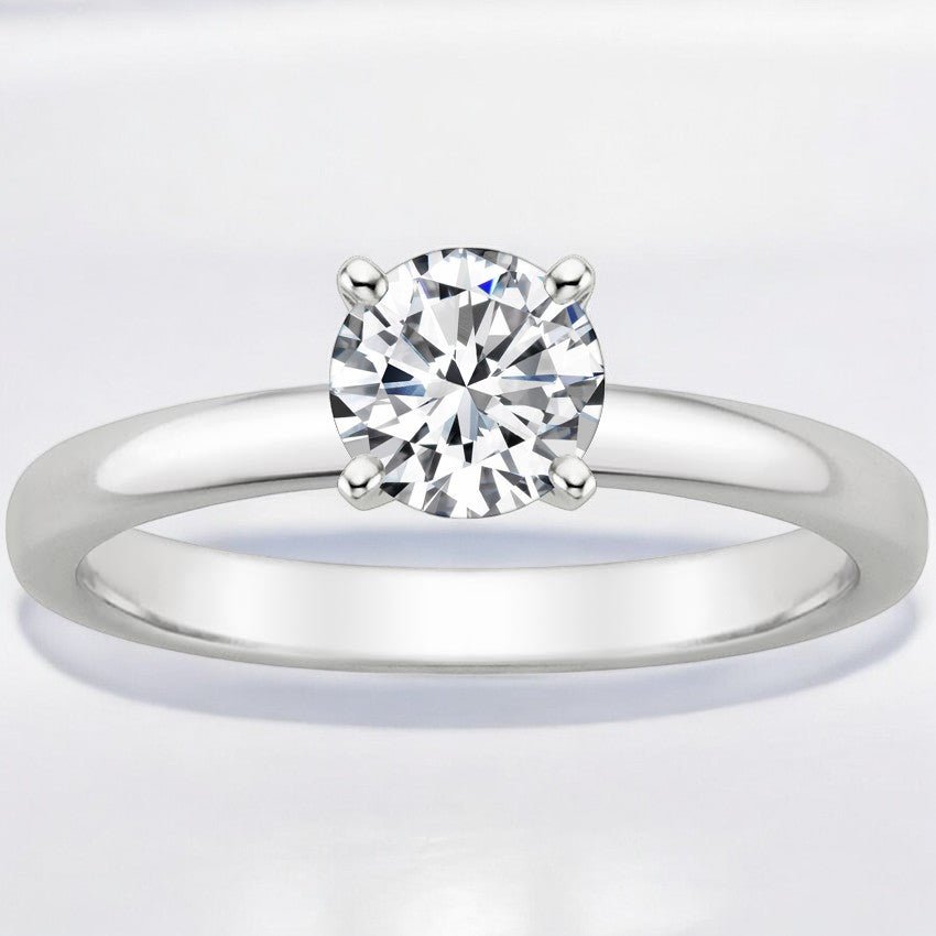 Comfort Fit 2.5mm Lab Grown Diamond Engagement Ring - Where Vintage Charm Meets Modern Elegance