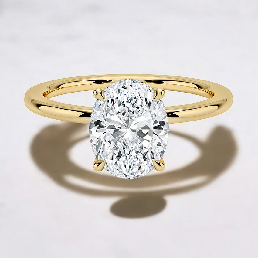 Perfect Fit Solitaire Lab Grown Diamond Engagement Ring - A Reflection of Unwavering Commitment