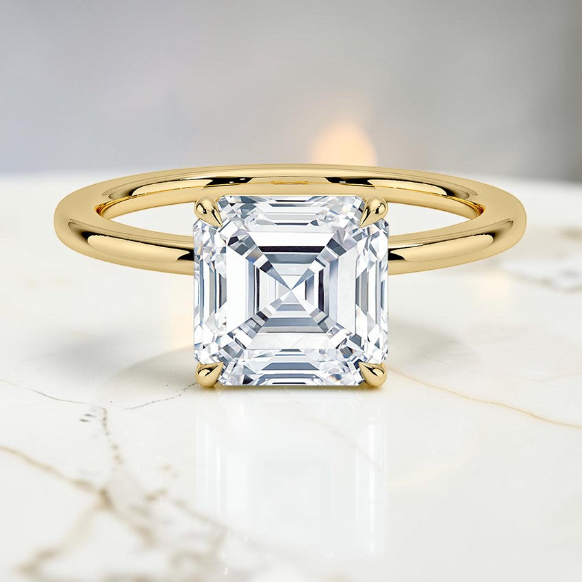Beatrice Perfect Fit 1.4mm Solitaire Ring in 14K Yellow Gold