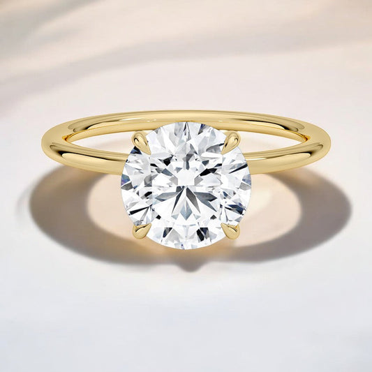 Solitaire Lab Grown Diamond Engagement Ring - Inspired by Nature, Designed for Love
