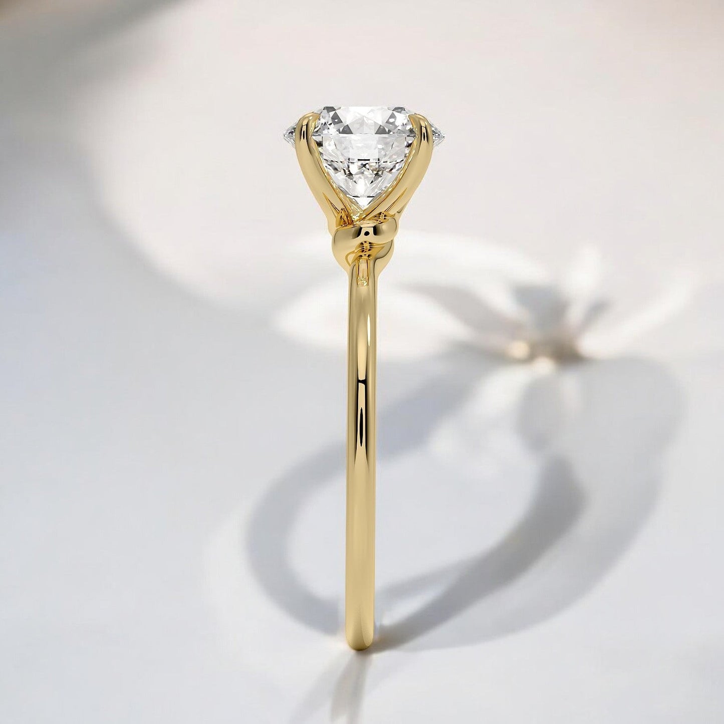 Solitaire Lab Grown Diamond Engagement Ring - Inspired by Nature, Designed for Love