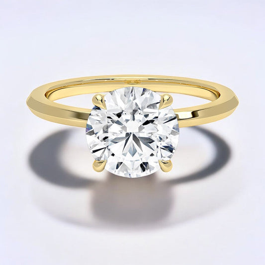 Solitaire Lab Grown Diamond Engagement Ring - Classic Sophistication for Every Occasion