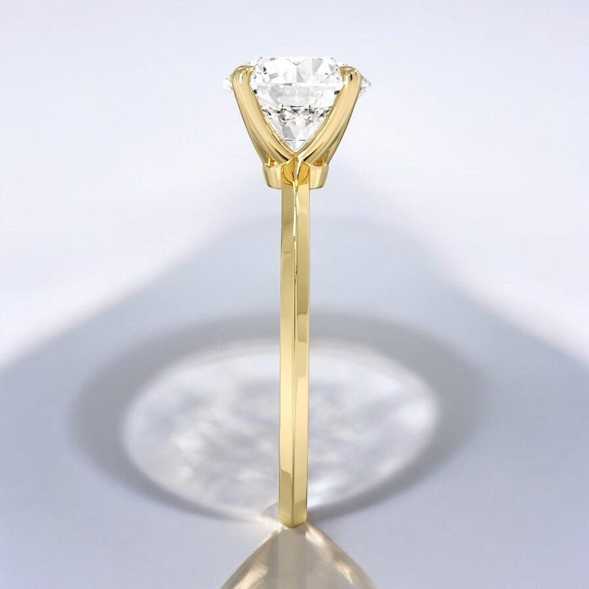 Solitaire Lab Grown Diamond Engagement Ring - Classic Sophistication for Every Occasion