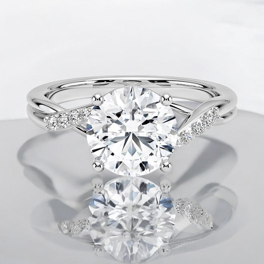 Lab Grown Diamond Engagement Ring - A Sparkling Tribute to Love's Journey