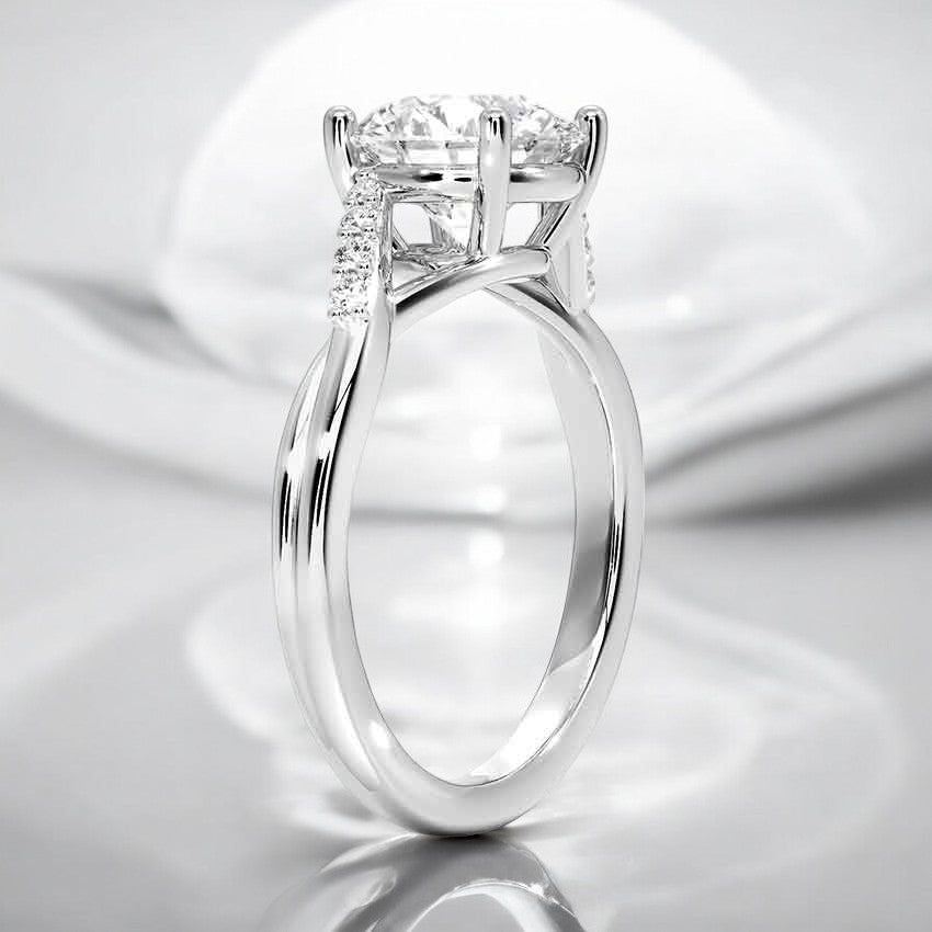 Lab Grown Diamond Engagement Ring - A Sparkling Tribute to Love's Journey