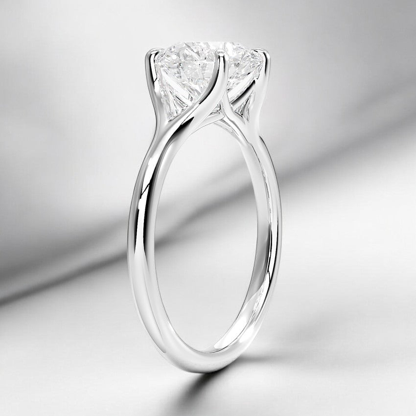 Solitaire Lab Grown Diamond Engagement Ring - A Minimalist's Dream with Timeless Elegance