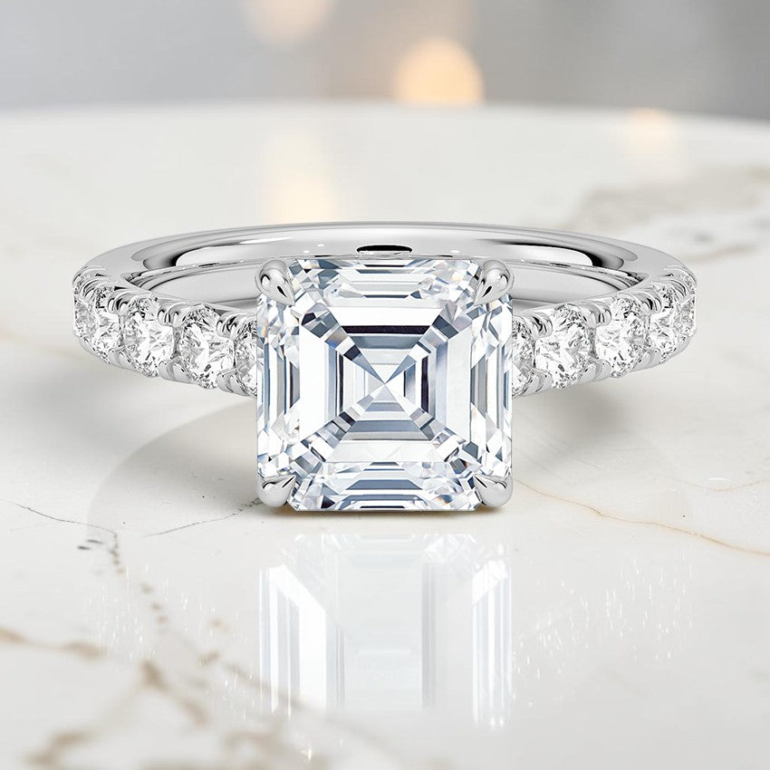 Heritage Half Coverage Diamond Ring (1/2 ct. tw.) in 14K White Gold