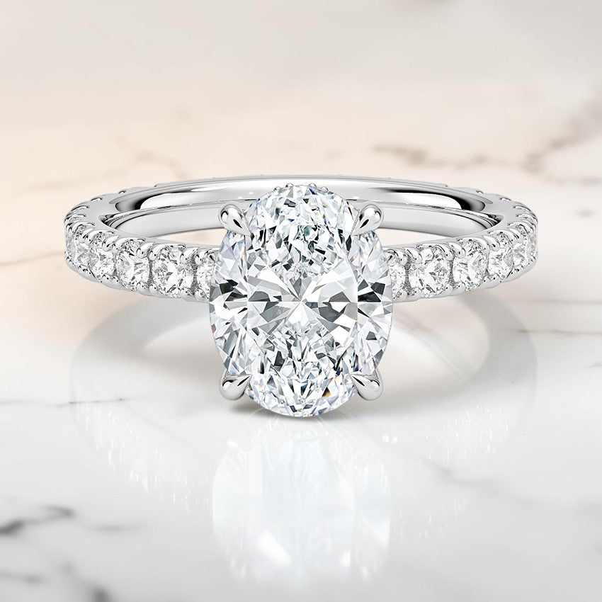 Grand Perfect Fit Three-Quarter Diamond Ring in 14K White Gold