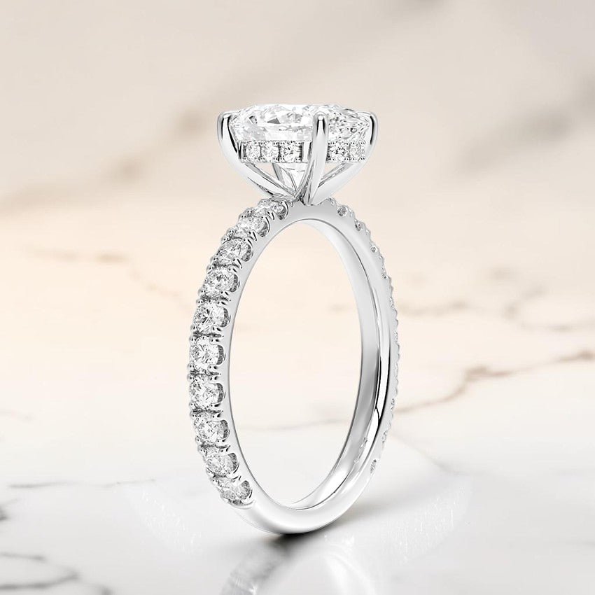 Grand Perfect Fit Three-Quarter Diamond Ring in 14K White Gold