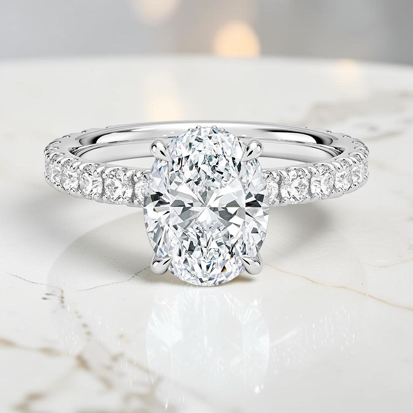Grand Perfect Fit Three-Quarter Diamond Ring in 14K White Gold