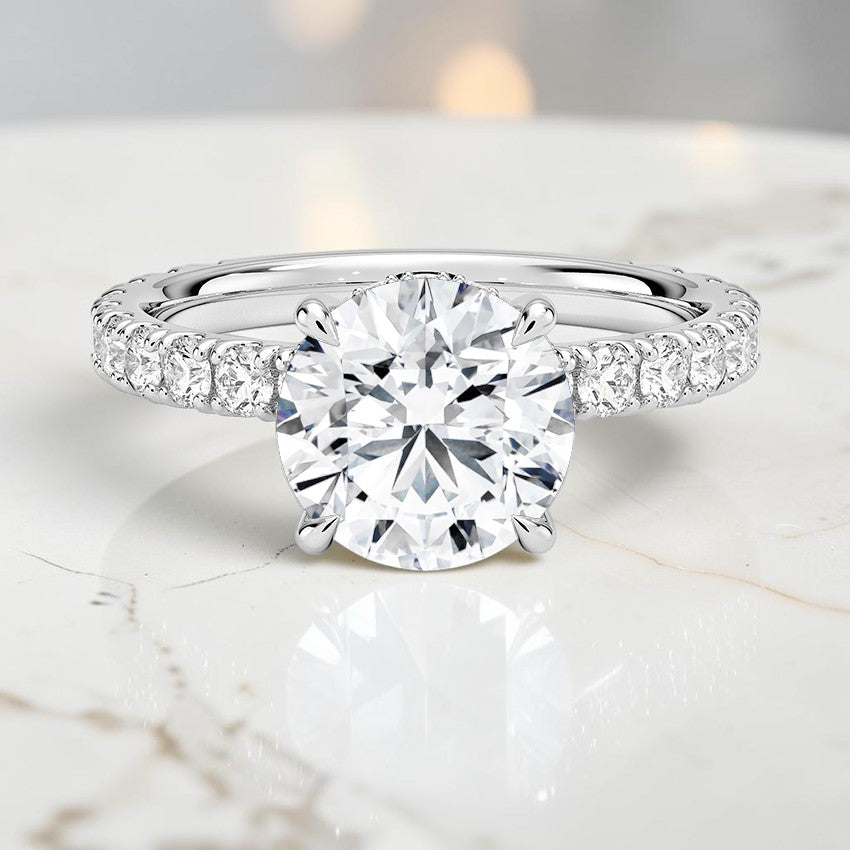 Grand Perfect Fit Three-Quarter Diamond Ring in 14K White Gold