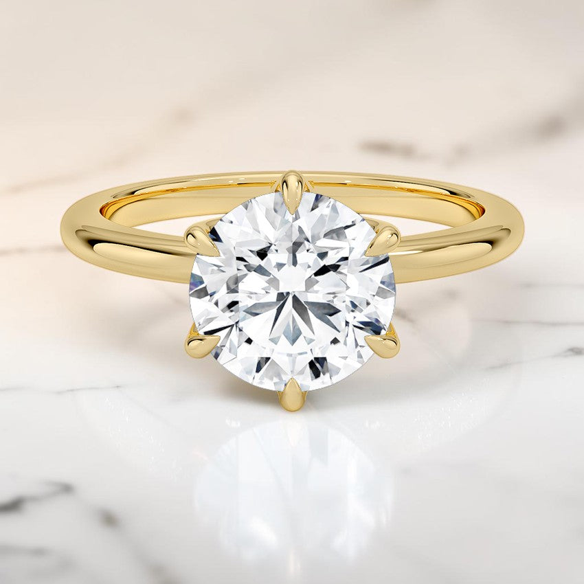 Isolde 1.8mm Ring in 14K Yellow Gold