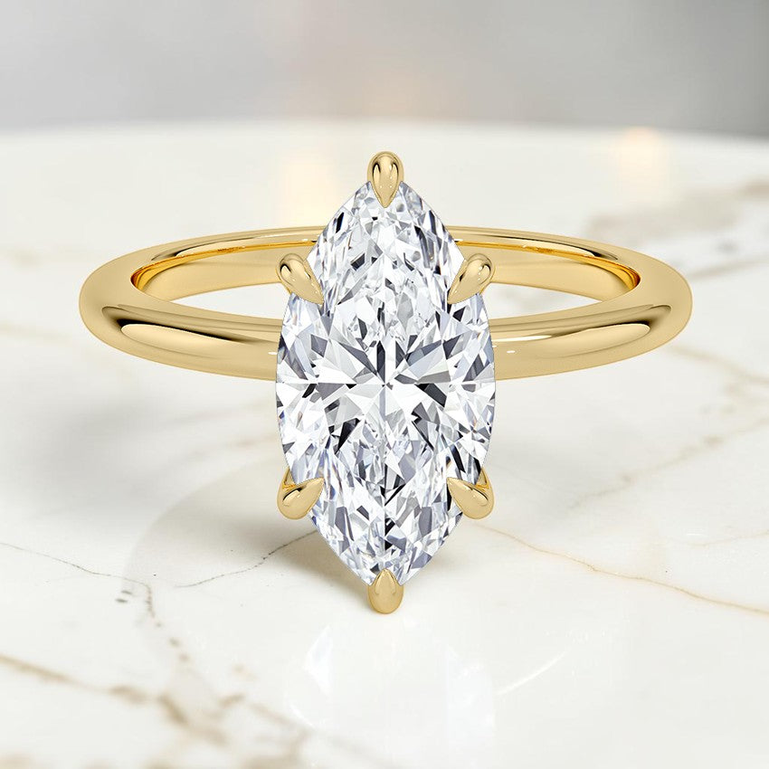 Isolde 1.8mm Ring in 14K Yellow Gold