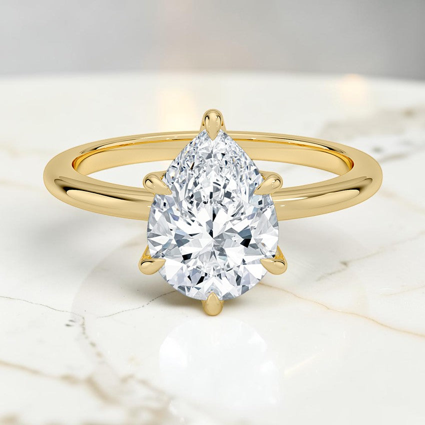 Isolde 1.8mm Ring in 14K Yellow Gold