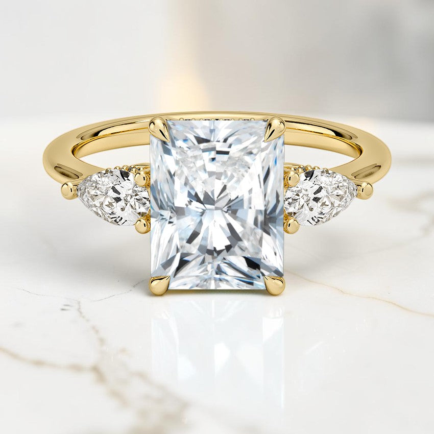 Adoria Opera Three Stone Diamond Ring (1/2 ct. tw.) in 14K Yellow Gold