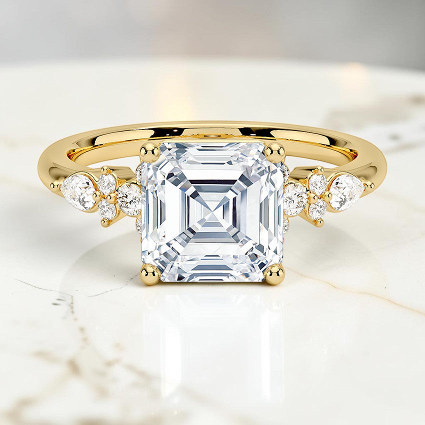 Rosamund Diamond Ring in 14K Yellow Gold