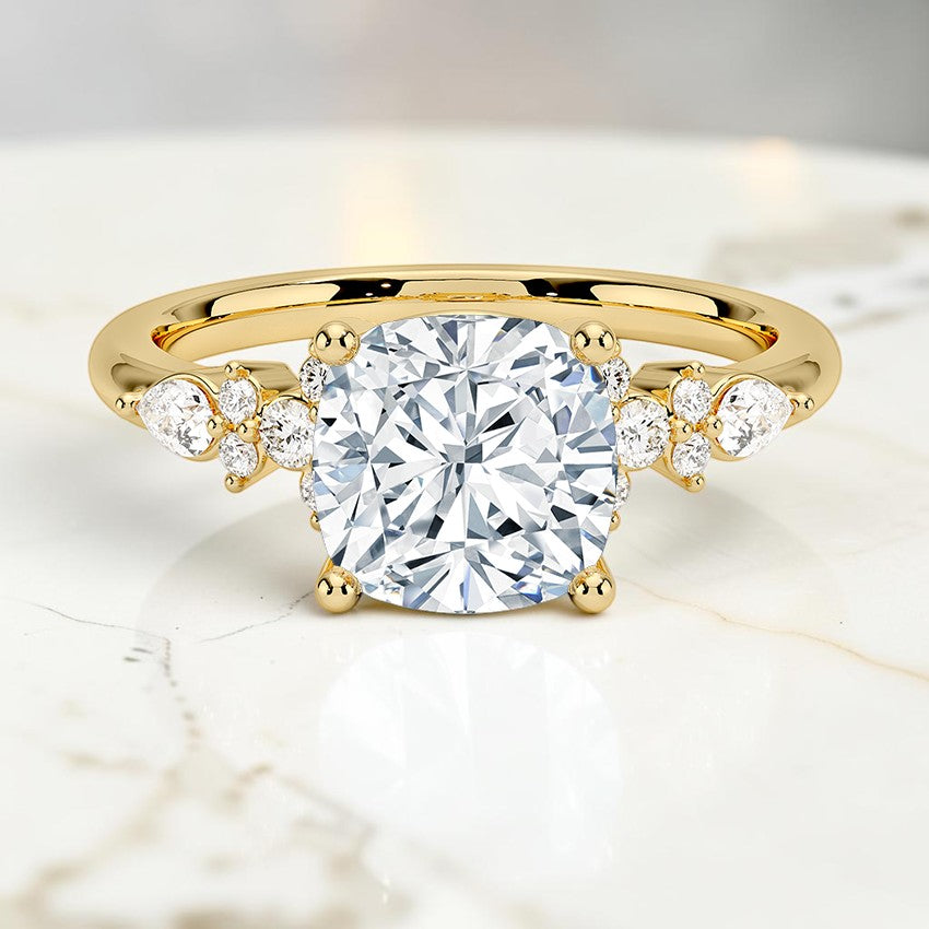 Rosamund Diamond Ring in 14K Yellow Gold