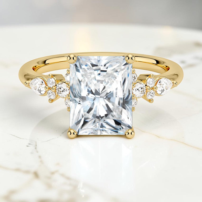 Rosamund Diamond Ring in 14K Yellow Gold