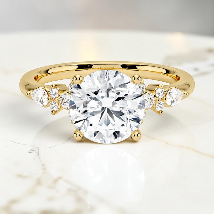 Rosamund Diamond Ring in 14K Yellow Gold