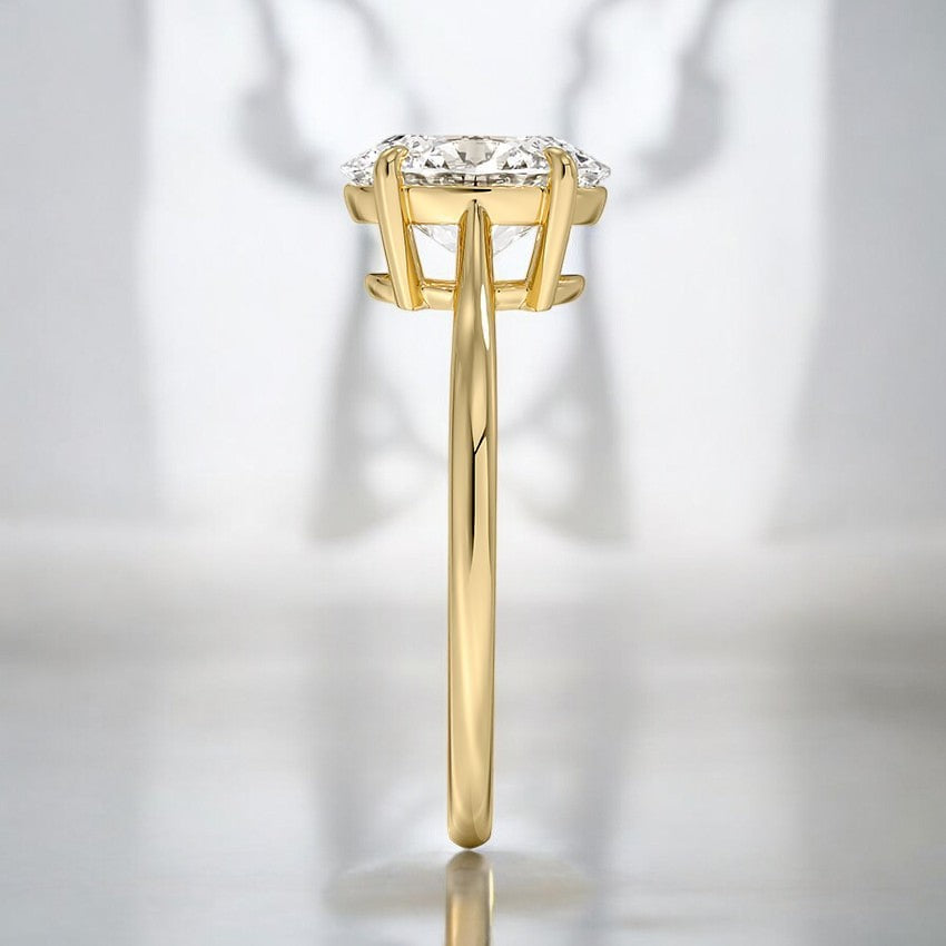 Solitaire Lab Grown Diamond Engagement Ring - An Expression of Timeless Beauty